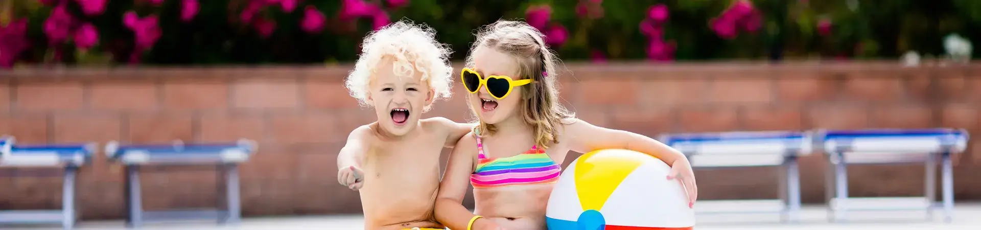 Kinderen op vakantie